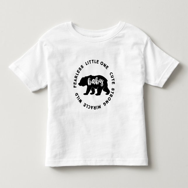 Baby björn, småbarn, familj T-Shirt (Framsida)