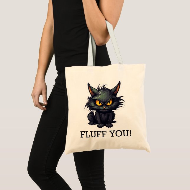 Baby Black Cat Design - Budgetsaldo Tygkasse (Framsida (produkt))
