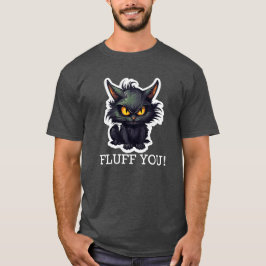 Baby Black Cat Design - grundläggande Mörk T-Shirt