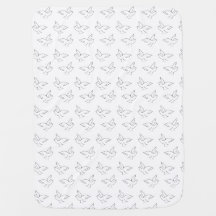 Baby Blanket Birds in Flight