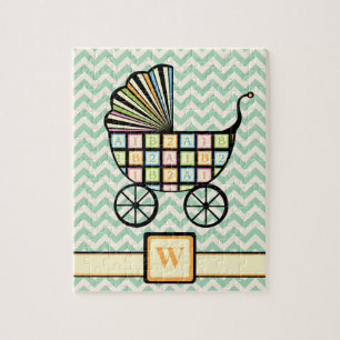 Baby Blocks Barnvagn Puzzle Pussel