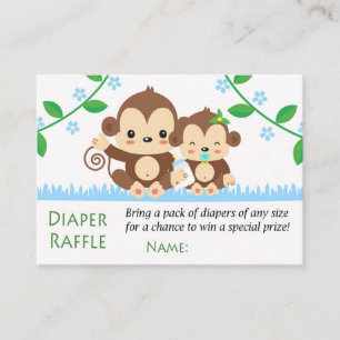 Baby-blöjblöjblöjbladet Raffle Biljett