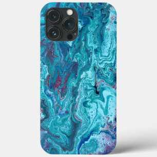 Baby blue 2 Blue Acrylic Abstrakt Phone Case