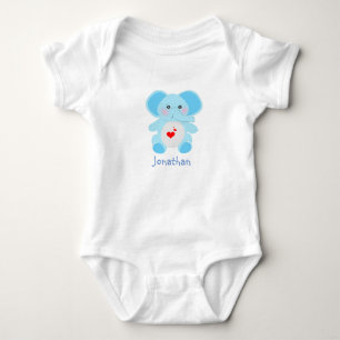 Baby blue barndusch av elphant t-shirt