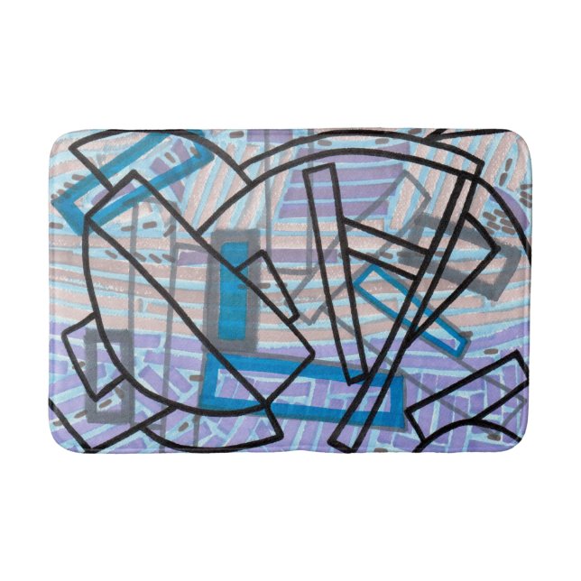 Baby blue Bathmat Badrumsmatta (Framsidan)
