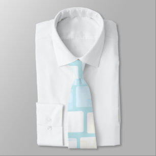 Baby blue belagd med tegel mosaik slips