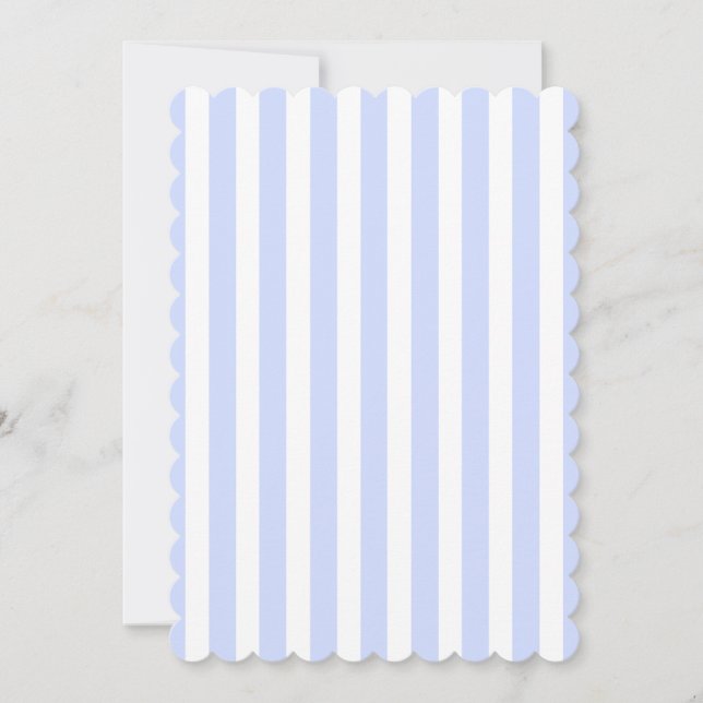 Baby blue Bleken Himlar Blue och White Rand (Framsida)