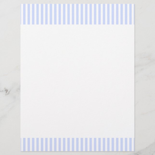Baby blue Bleken Himlar Blue och White Rand (Framsida)