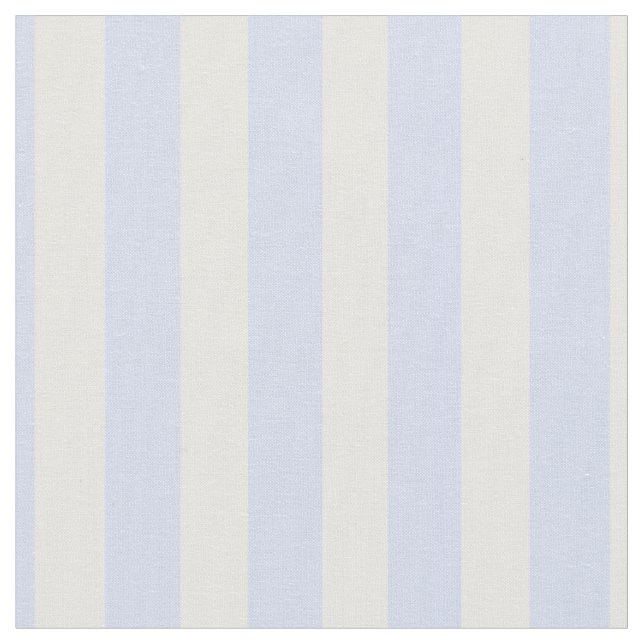 Baby blue Bleken Himlar Blue och White Rand Tyg (Närbild)
