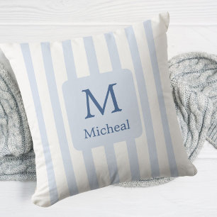 Baby blue Boy Rand Monogram Classic Kudde