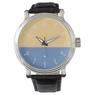 Baby blue Buff Armbandsur