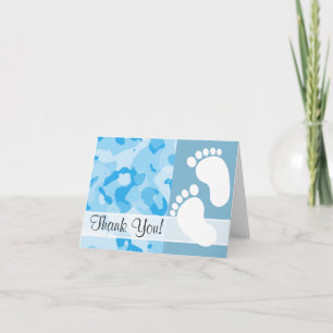 Baby blue Camo; Kamouflage Tack Kort