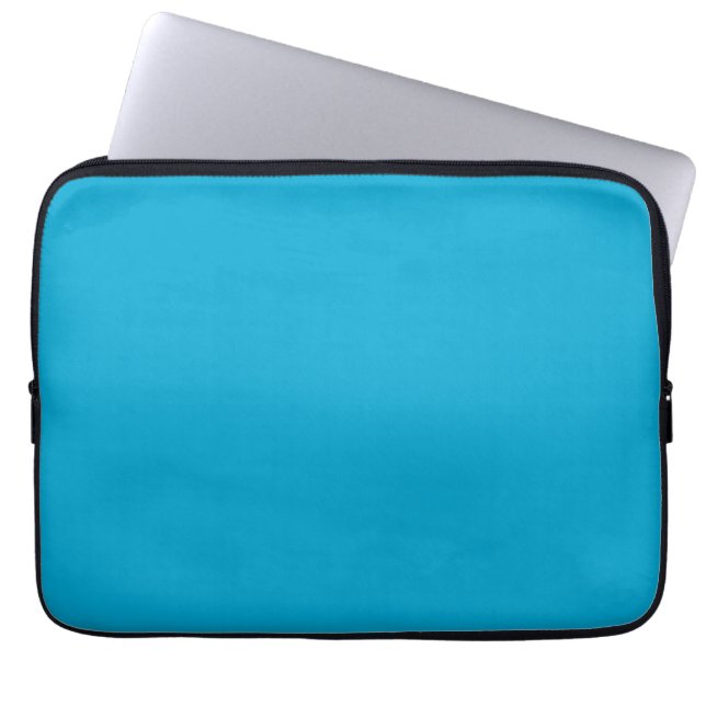 Baby blue Coola och enkel solid Färg Laptop Fodral (Framsidan)