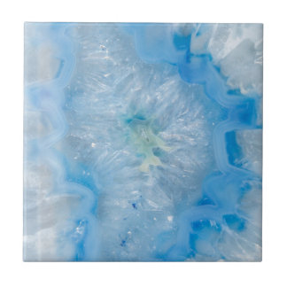 Baby blue Crystal Agate Kakelplatta