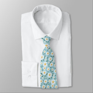 Baby Blue Daisy Floral Groomsmen Slips