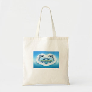 Baby blue delfintoto tygkasse