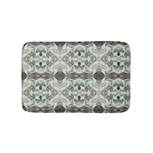 Baby blue designer Mat-Plocka din Storleka Badrumsmatta (Framsidan)