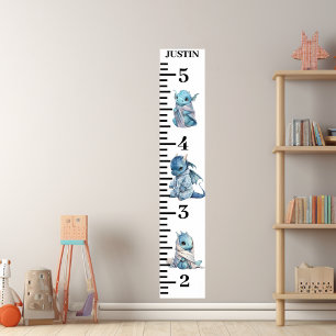 Baby blue diagram över vattenfärgstillväxt i drago poster