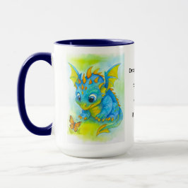 Baby Blue Dragon Mug Mugg