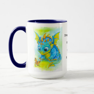 Baby Blue Dragon Mug Mugg