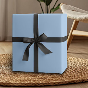 Baby Blue Eyes Enfärgad Klassisk Elegant Presentpapper