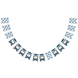 Baby blue flottans barnsköljning vimplar