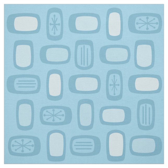 Baby blue för MCM-rundade rektanglar under 2000-ta Tyg (Provkarta)