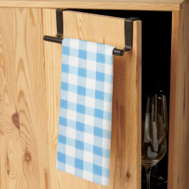 Baby Blue Gingham Kökshandduk
