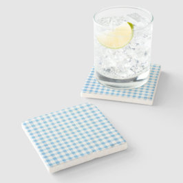Baby Blue Gingham Stenunderlägg