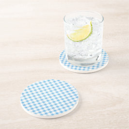 Baby Blue Gingham Underlägg