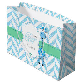 Baby blue Giraffe Baby Shower 2