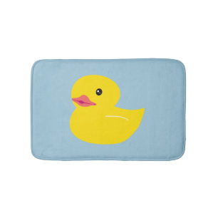 Baby blue gullig anka badrumsmatta
