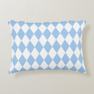 Baby blue Harlequin Prydnadskudde