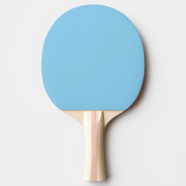 Baby blue Himmel Solid Färg Pingisracket (Framsidan)