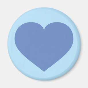 Baby blue hjärta magnet