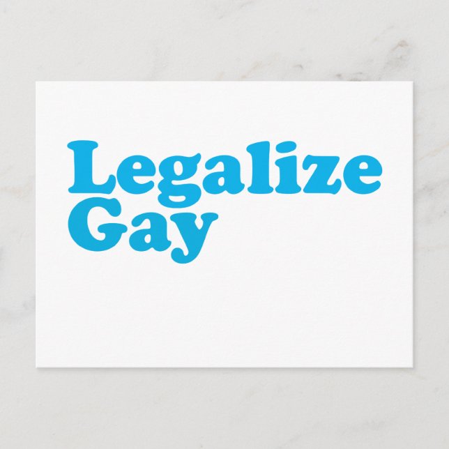  baby blue homosexuella vykort (Framsida)