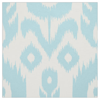 Baby blue Ikat mönster Tyg