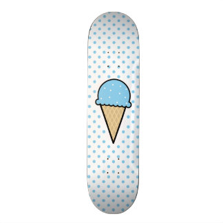 Baby blue iskräm Cone Old School Skateboard Bräda 18 Cm
