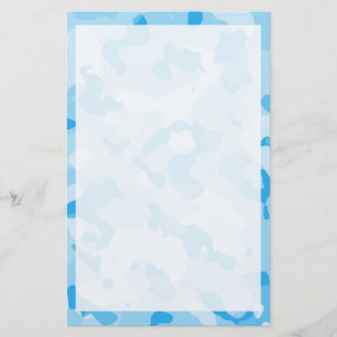 Baby blue kamera; kamouflage brevpapper