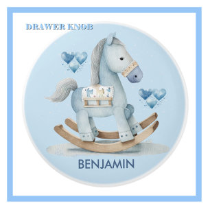 Baby blue låda för Namn i näsborre Knopp