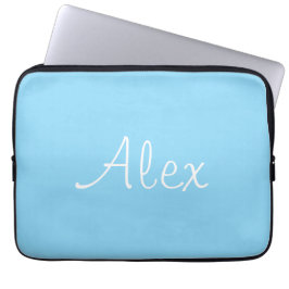 Baby blue laptop fodral