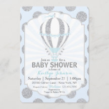 Baby blue luftballongbaby shower