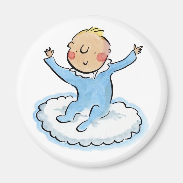 Baby blue magnet (Framsidan)