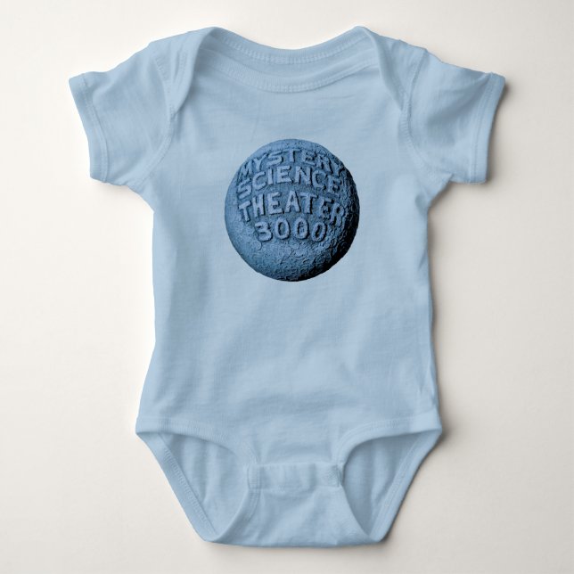 (Baby blue) MST3K-måneBodysuit, Tee Shirt (Framsida)