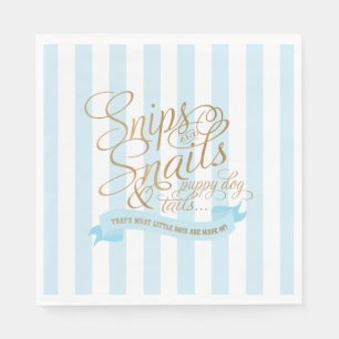 Baby blue nötter och Snigel Pappra blöjor Pappersservett