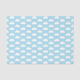 Baby blue och vitt molnpapper