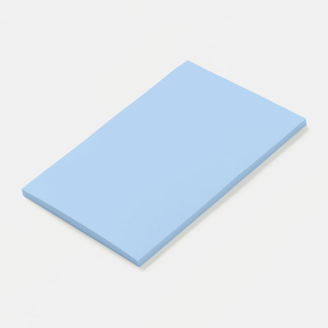 Baby blue öga (fast färg) post-it block (Vinklad)
