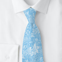 Baby Blue Ornate Botanisk