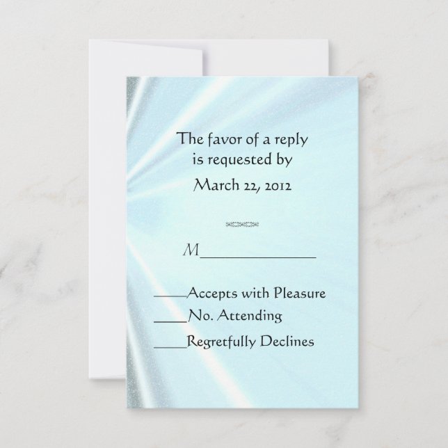 Baby blue OSA av satatin Kort (Framsida)