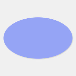 Baby blue oval-etikett ovalt klistermärke